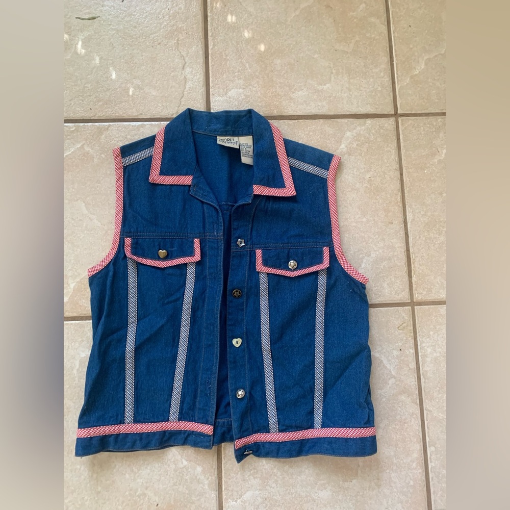 Vintage Denim Cowboy Vest